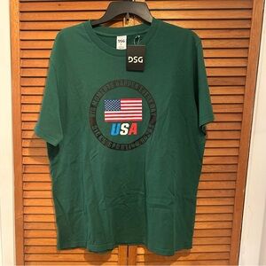 DSG Men’s Olympic Team USA Green Active T-Shirt SZ Large NWT